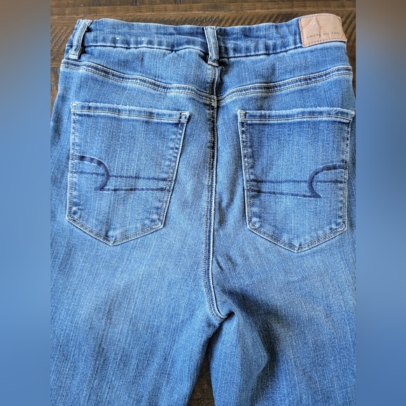 Women's American Eagle Next Level Stretch Curvy Super Hi-Rise Jegging Medium - Picture 8 of 16